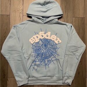 Sp5der OG Web hoodie blue